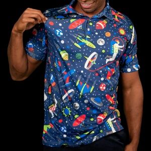Proud 90 The Lightyear‎ Golf Shirt Sz L